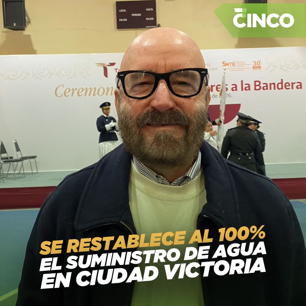 Se restablece al 100% el suministro de agua en Ciudad Victoria.