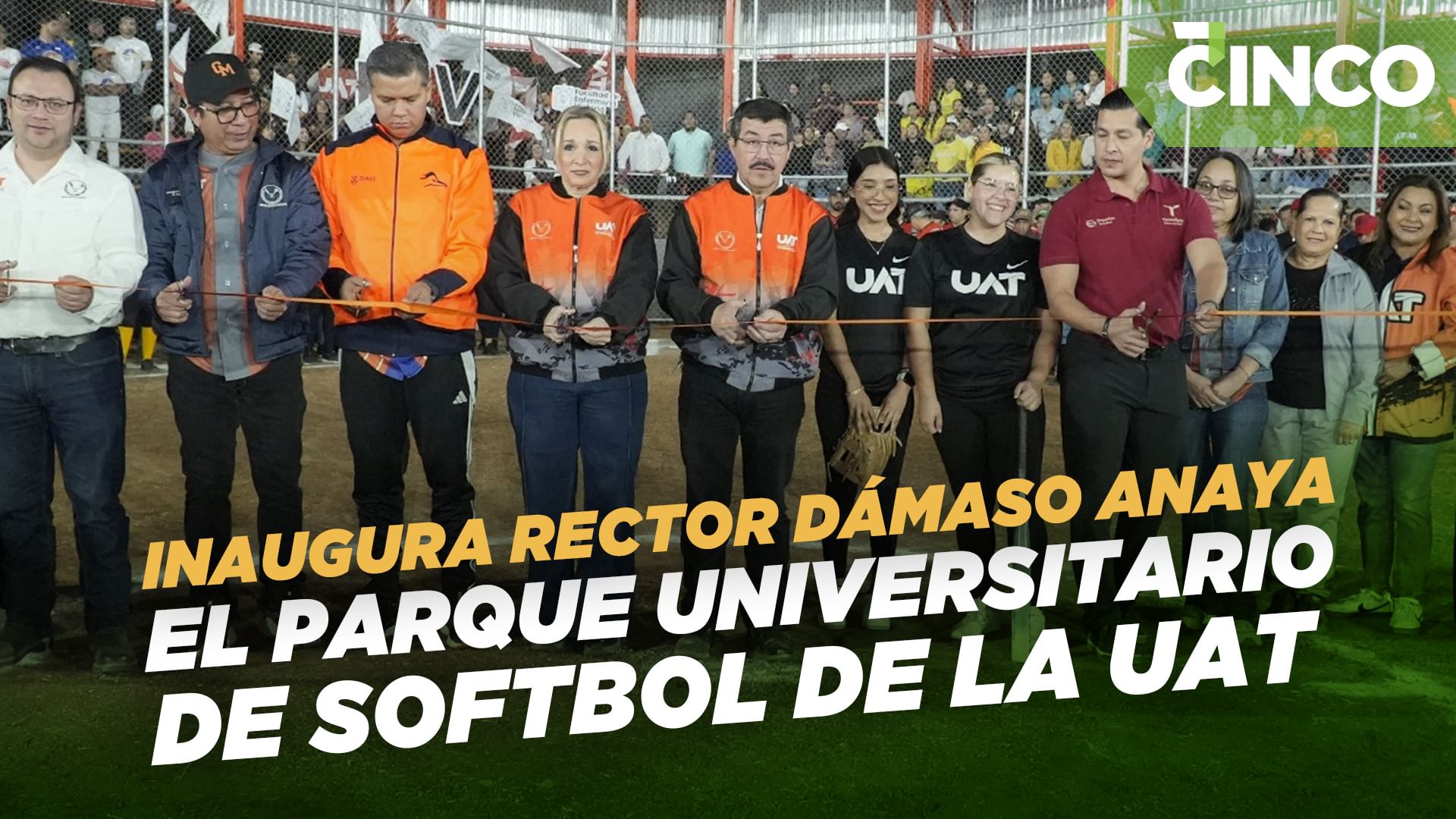 Inaugura rector Dámaso Anaya el Parque Universitario de Softbol de la UAT