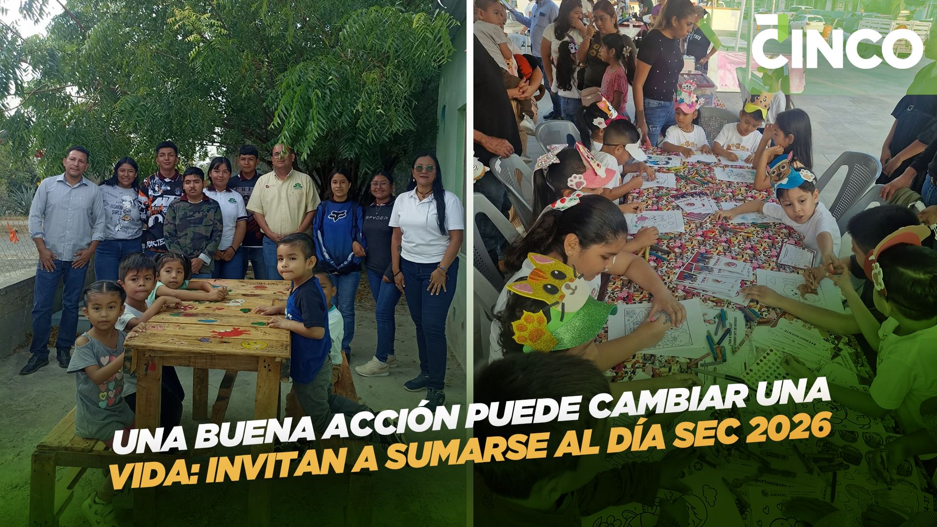 Una buena acción puede cambiar una vida: invitan a sumarse al Día SEC 2026