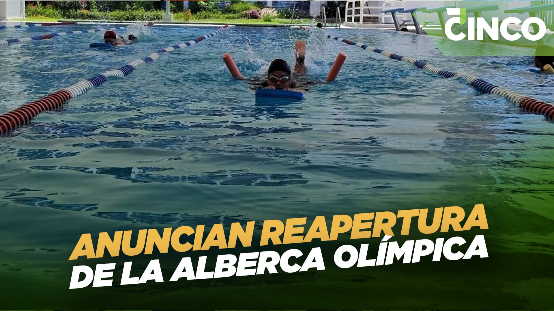 Anuncian reapertura de la alberca olímpica