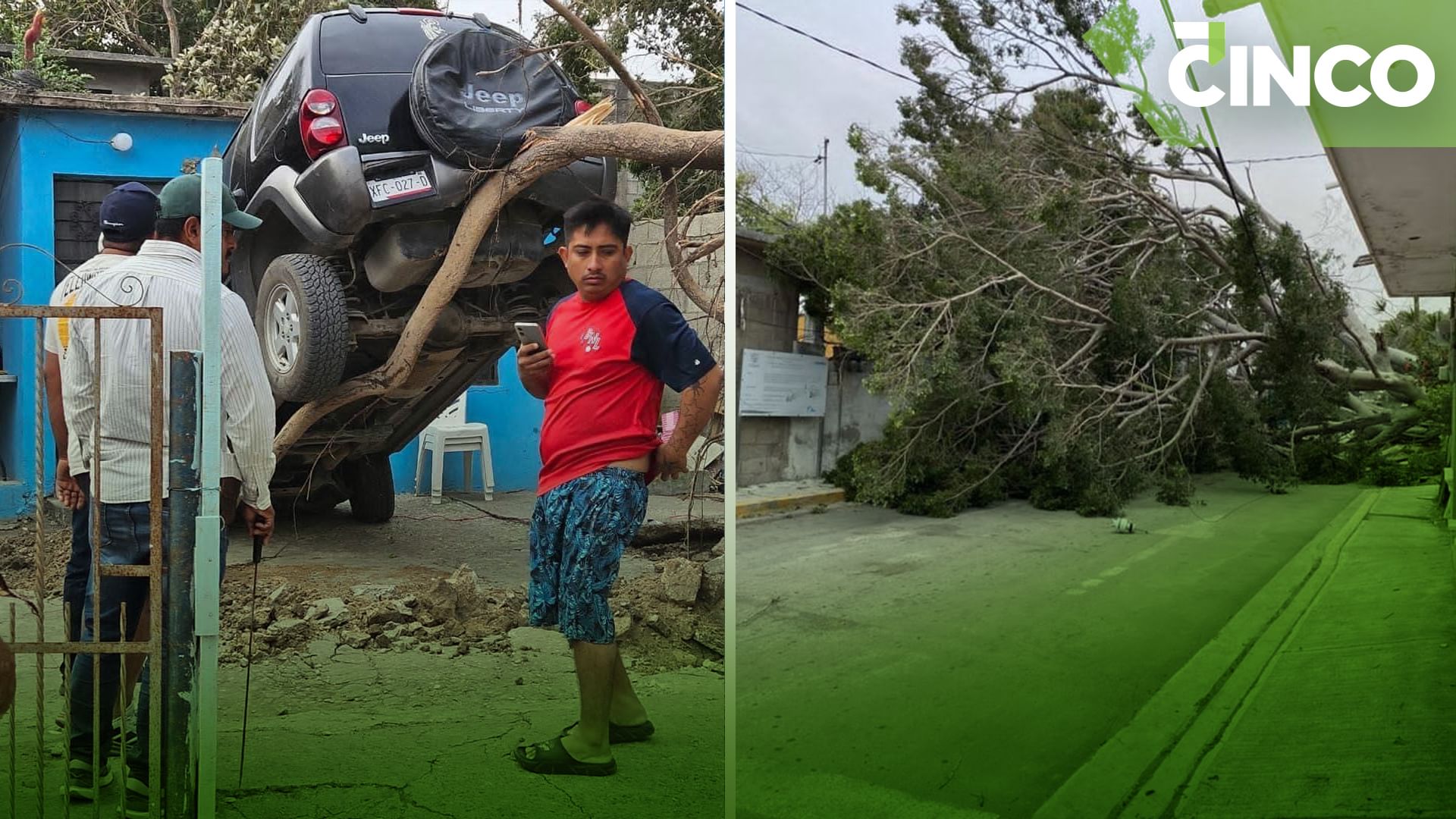 Norte deja sin luz y agua a buena parte del sur de Tamaulipas