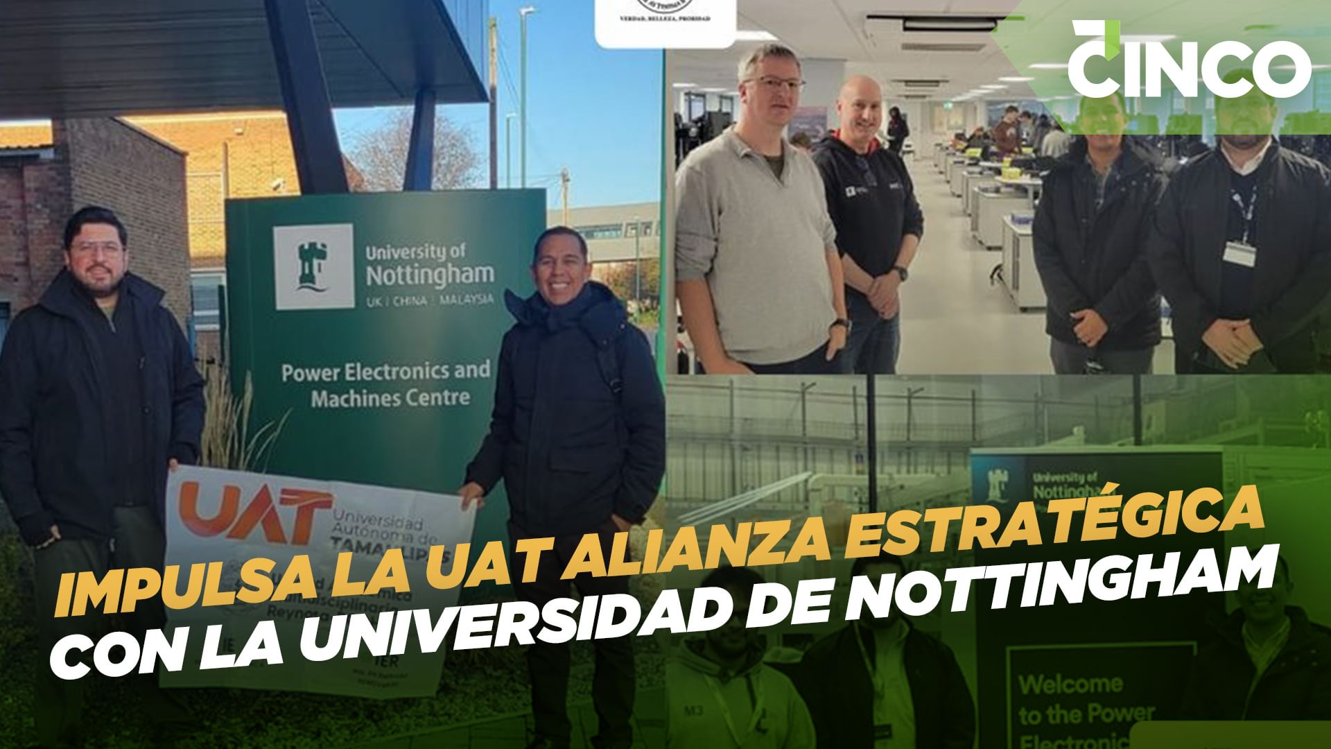Impulsa la UAT alianza estratégica con la Universidad de Nottingham