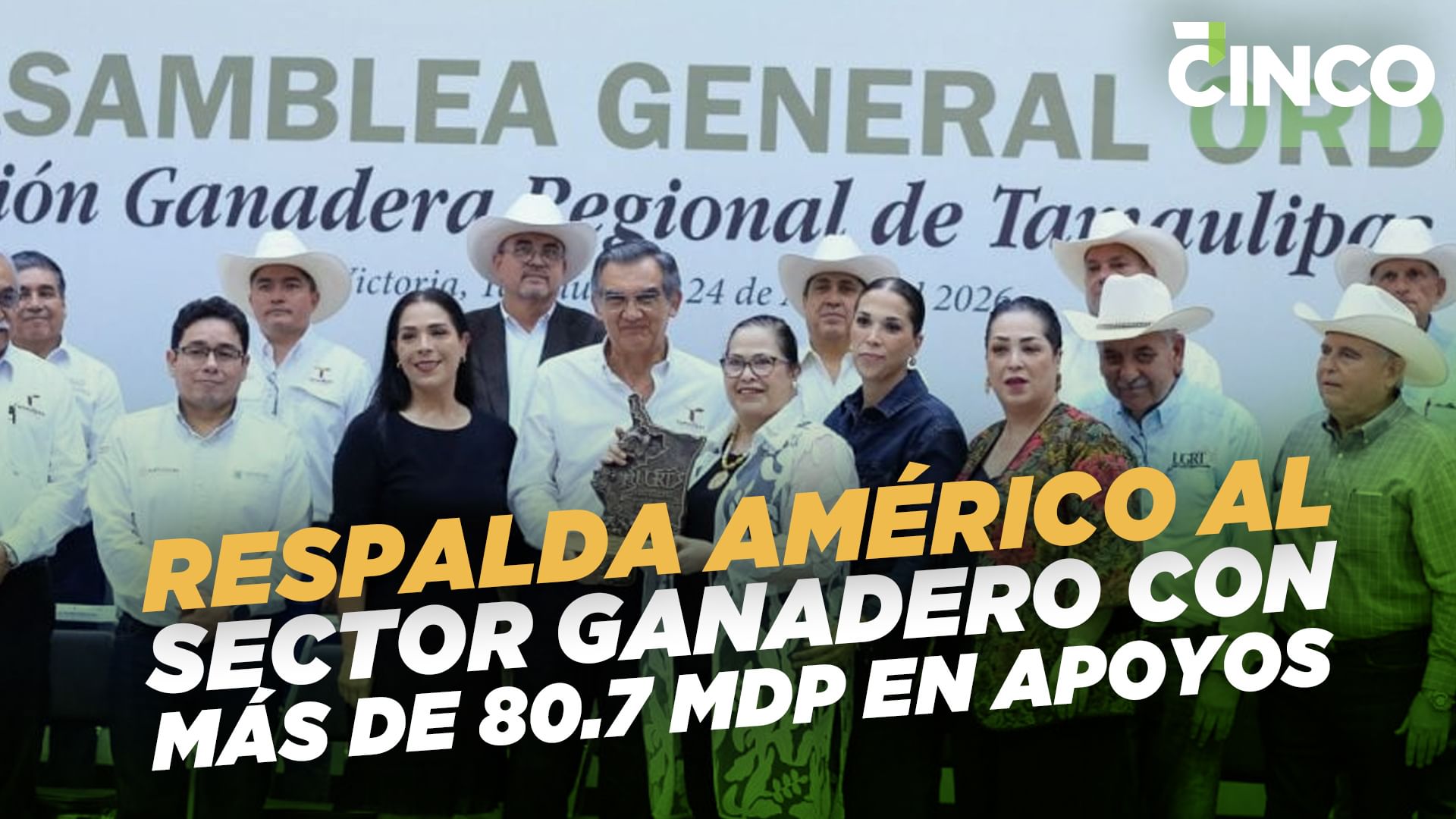 RESPALDA AMÉRICO AL SECTOR GANADERO CON MÁS DE 80.7 MDP EN APOYOS