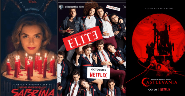 Estos son los estrenos de Netflix en Octubre